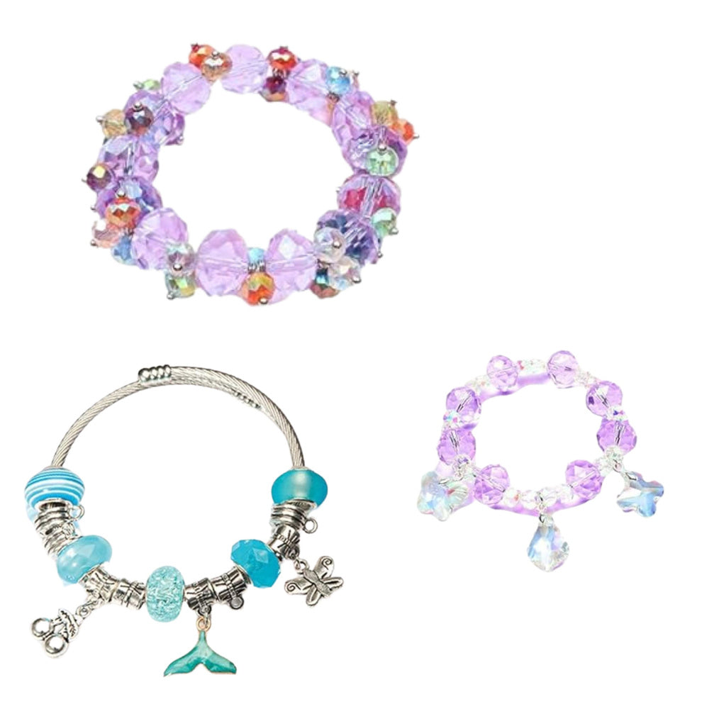 LEAN Toys Beauty-Set, Schmuck, Armband, Perlen, Haarnadel, Meerjungfrauenschwanz, 48-teilig – Produktabbildung 2