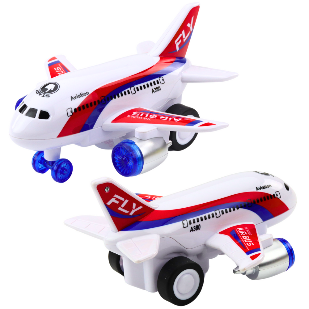 Battery-powered passenger plane, lights, sounds, hybrid propulsion (2)
