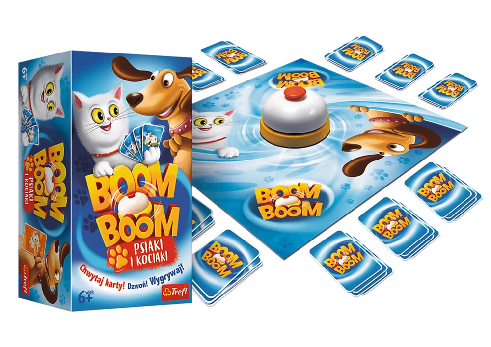 Boom Boom Puppies and Kittens Trefl 01909 Arcade Game