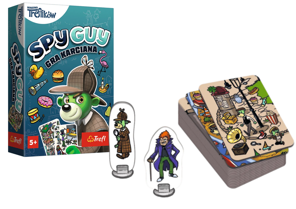 Spy Guy Card Game Trefl Club Family 02578