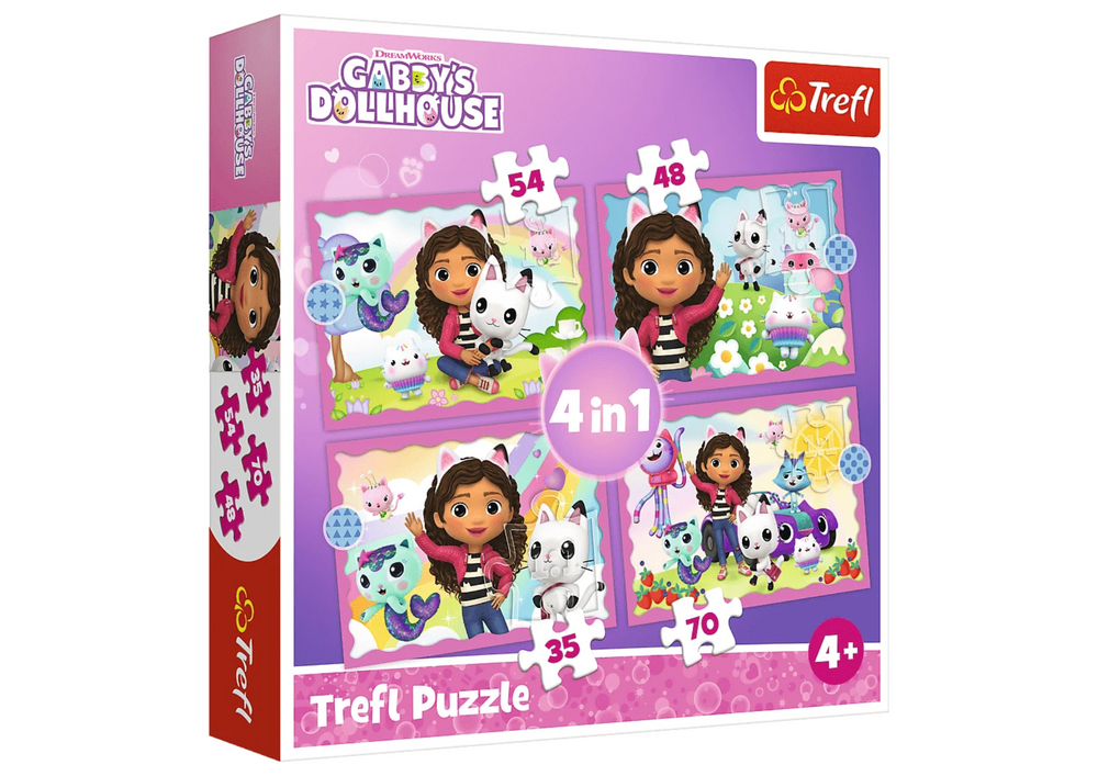Trefl Puzzle 4in1 Puzzle Abenteuer von Gabi Trefl 34620