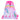 LEAN Schulschuhbeutel Turnanzug Regenbogen Einhorn 35x27 cm