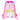 LEAN Schulschuhbeutel Gymnastik Einhorn Blumen Rosa 35x27cm