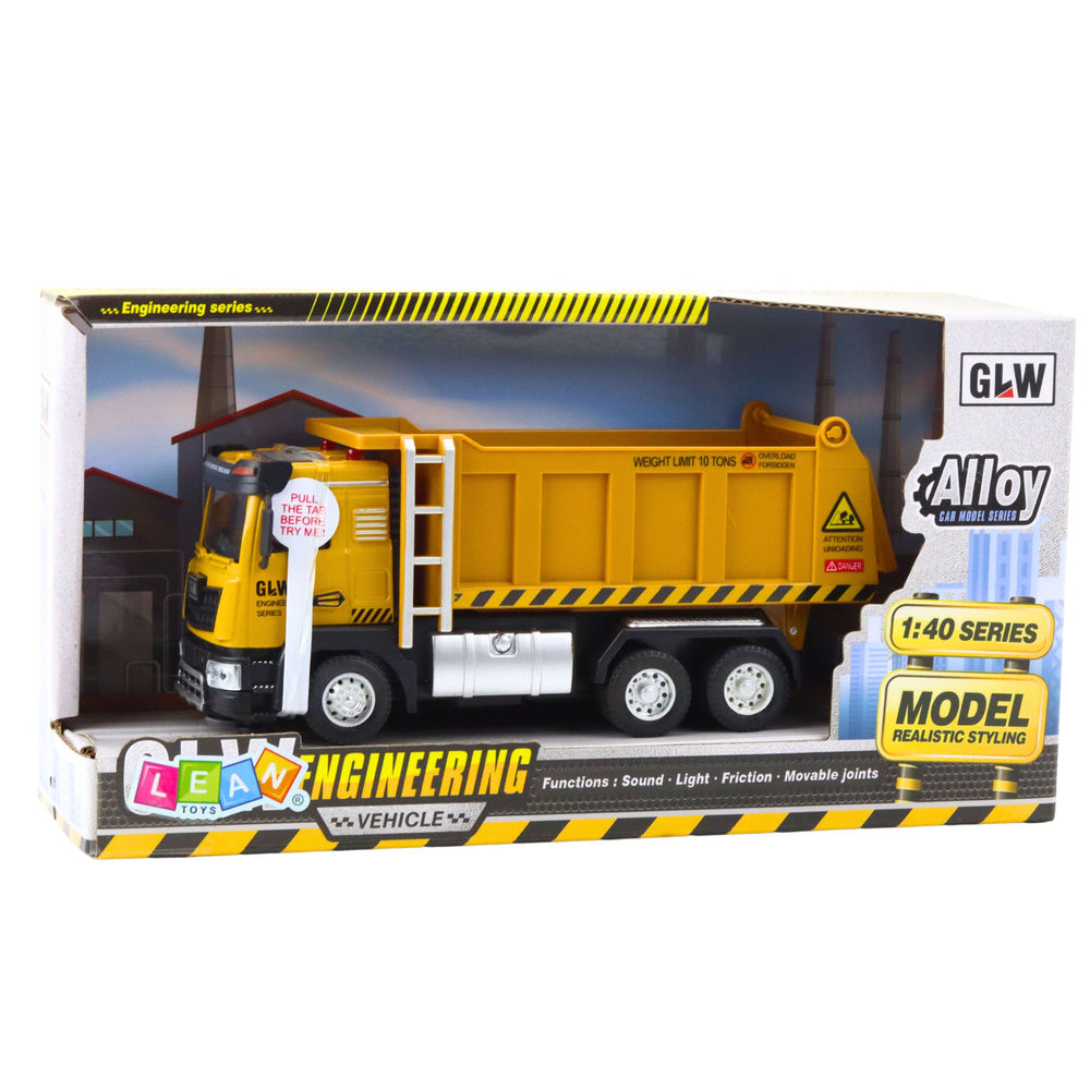 Construction vehicle yellow dump truck (4)