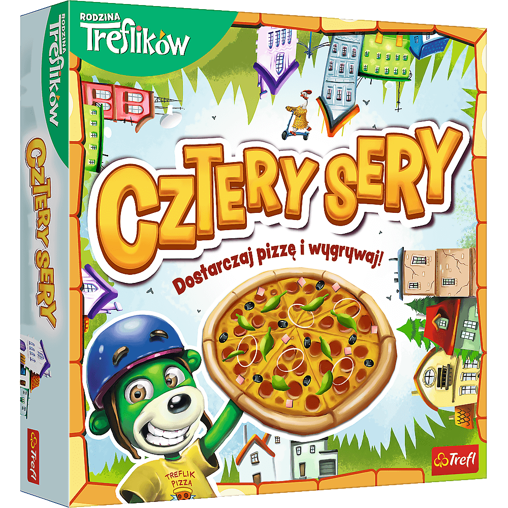 Trefl Gry Brettspiel - Vier Käse – Treflik-Familien – Trefl 02282