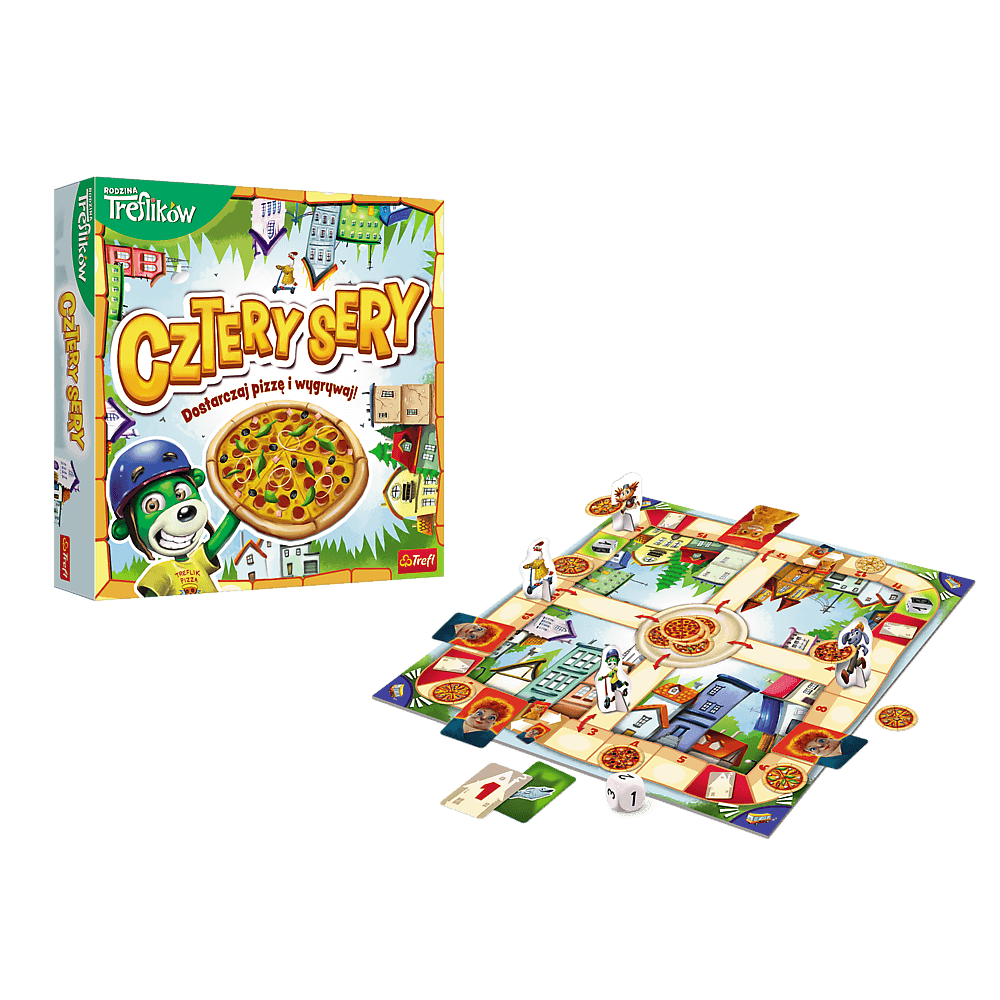 Trefl Gry Brettspiel - Vier Käse – Treflik-Familien – Trefl 02282 – Produktabbildung 2