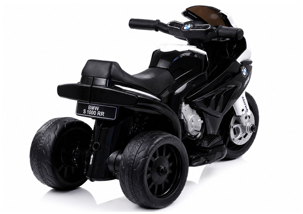 LEAN CARS Kindermotorrad BMW 1000RR Schwarz Motorrad Elektromotorrad Fahrzeug – Produktabbildung 3