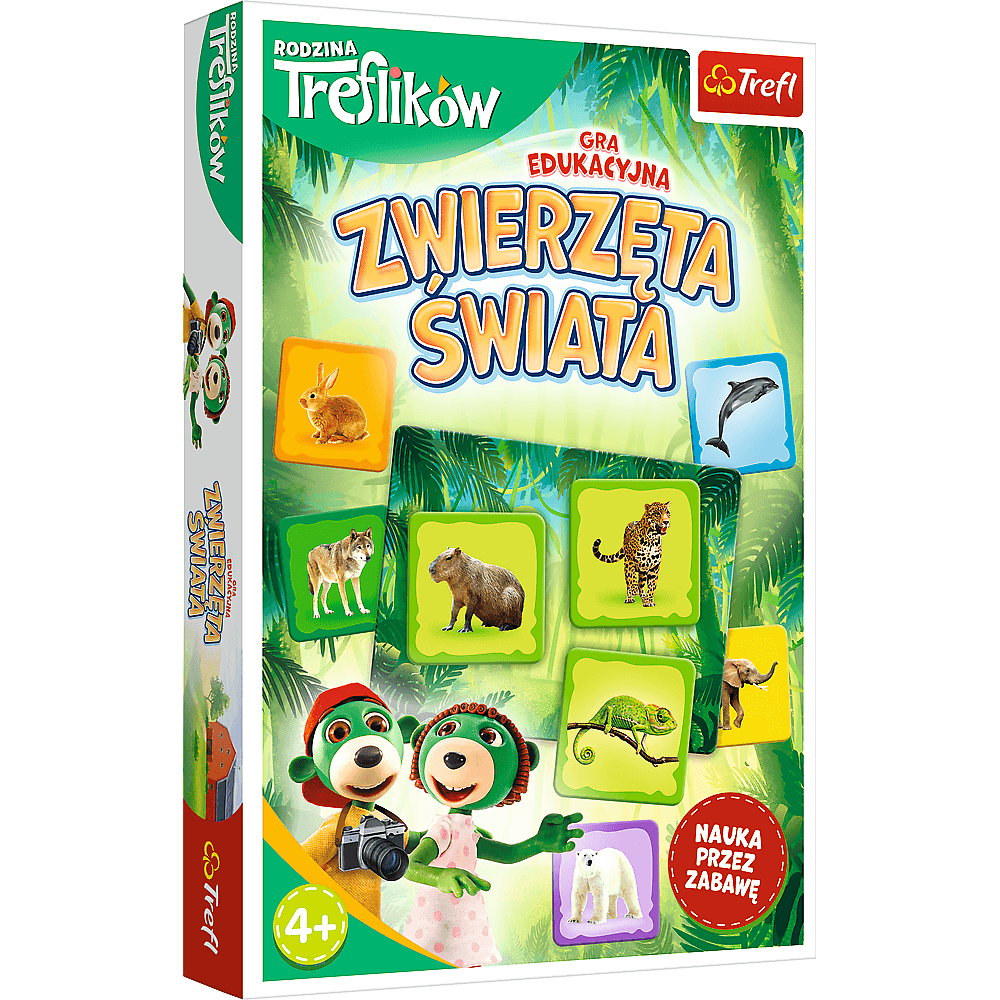 Trefl Gry Kinderspiel - Zwierzęta Świata Rodzina Treflików - Trefl 02337