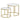 2er-Set runde Couchtische – Marmoroptik / Beine Gold