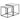 2er-Set quadratische Couchtische – Marmoroptik / Beine Schwarz