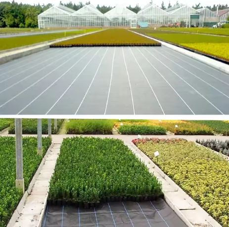 LEAN Schwarzes Agrotextil 1100 cm x 50 m UV 135 g Unkrautschutz-Agrotextil + Verankerungen – Produktabbildung 2