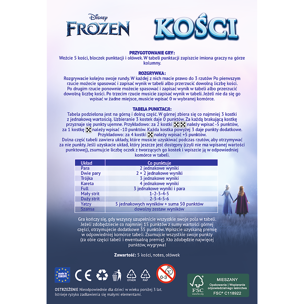 Trefl 02689 Frozen Dice Game (2)