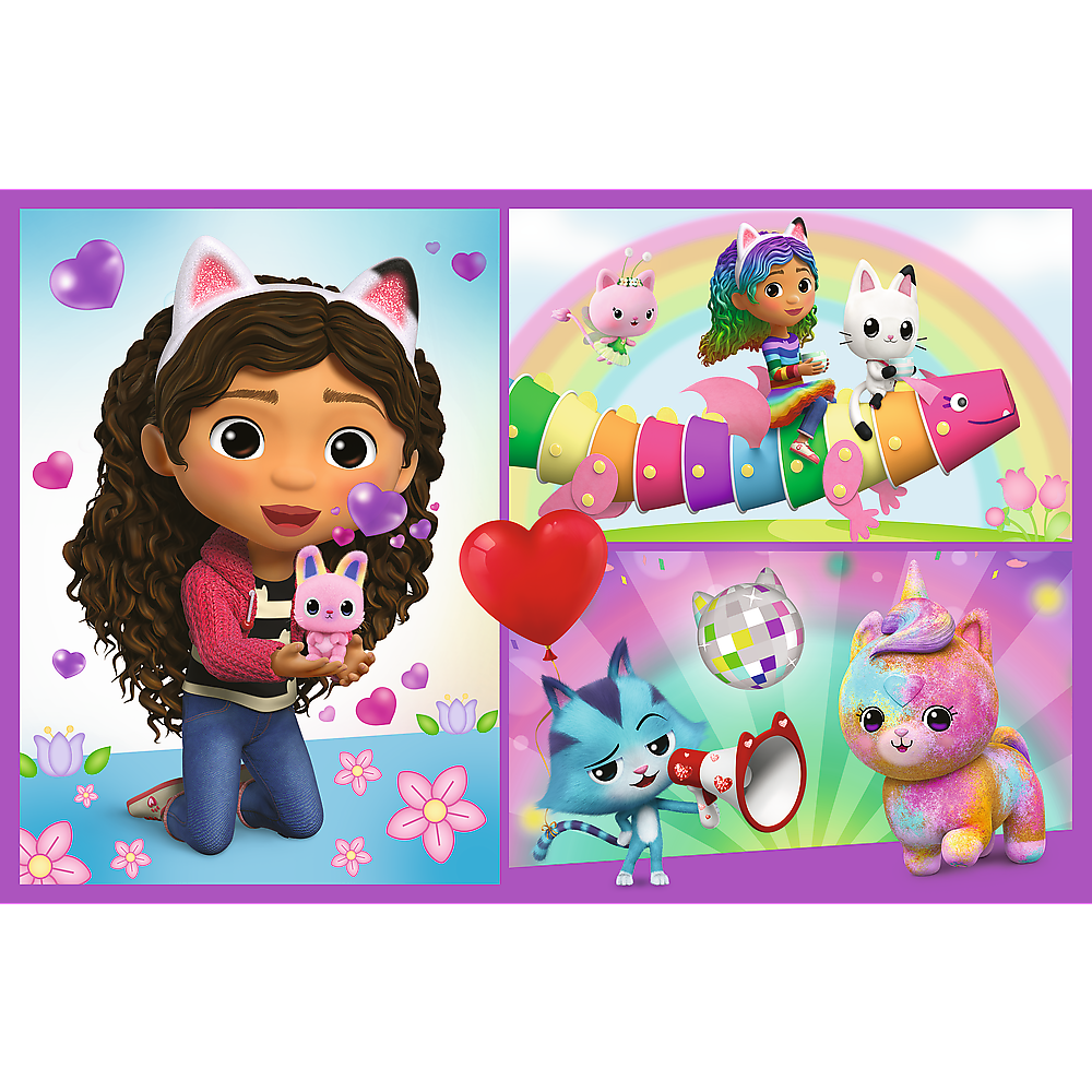 Trefl Puzzle Puzzle - 2x70 - Spielen Sie mit Gabby Trefl 34438 – Produktabbildung 2