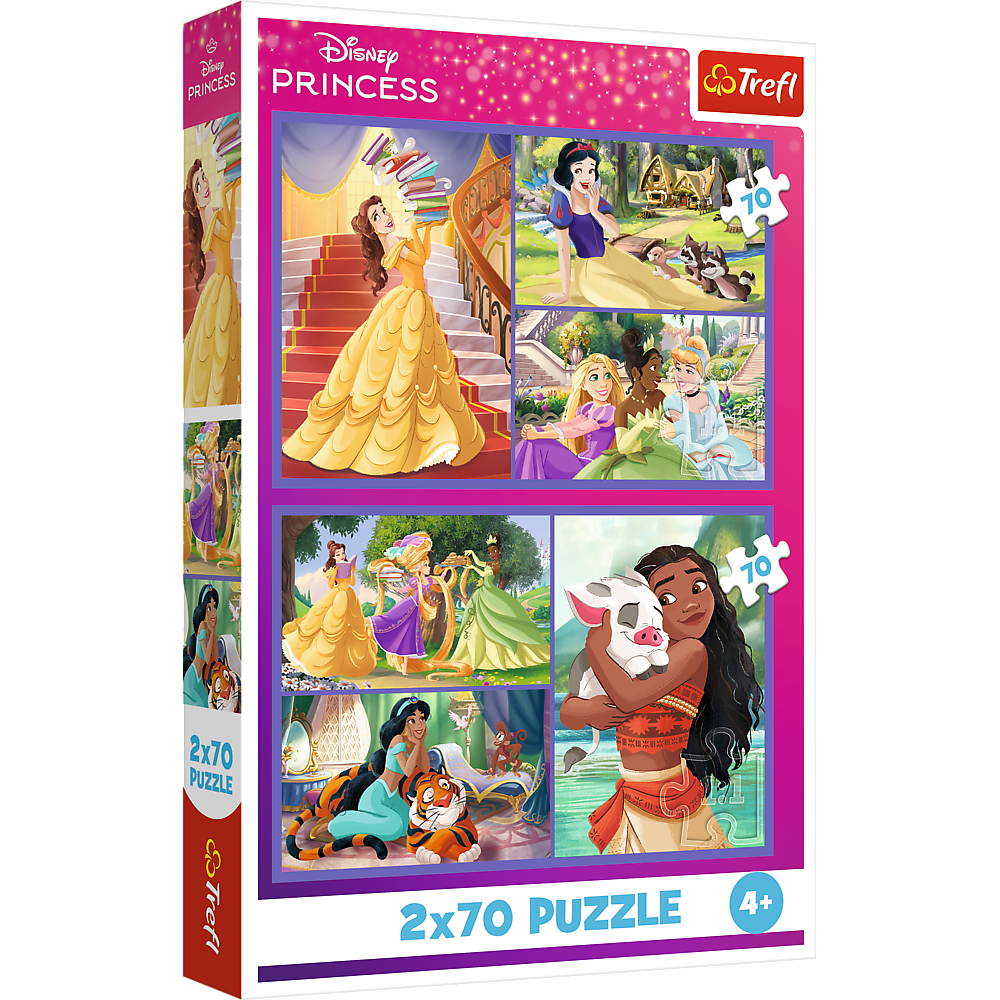 Trefl Puzzle Puzzle - 2x70 - Märchentage - Disney Prinzessinnen 34440