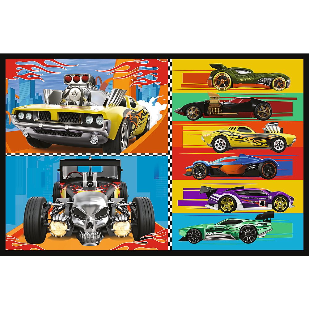 Trefl Puzzle Puzzle - 2x70 - Autos - Hot Wheels Trefl 34442 – Produktabbildung 2