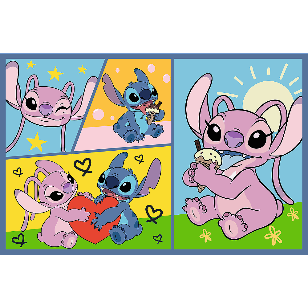 Trefl Puzzle Puzzle 2x70 Mit Stitch kommt keine Langeweile Disney Lilo StitchTrefl 34444 – Produktabbildung 2