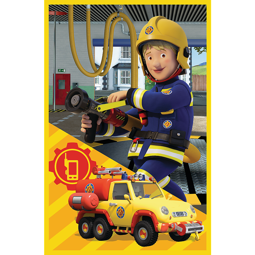 Trefl Puzzle Puzzle - 3x50 - Feuerwehrmann Sam Feuerwehrmannschaft Trefl 34880 – Produktabbildung 2