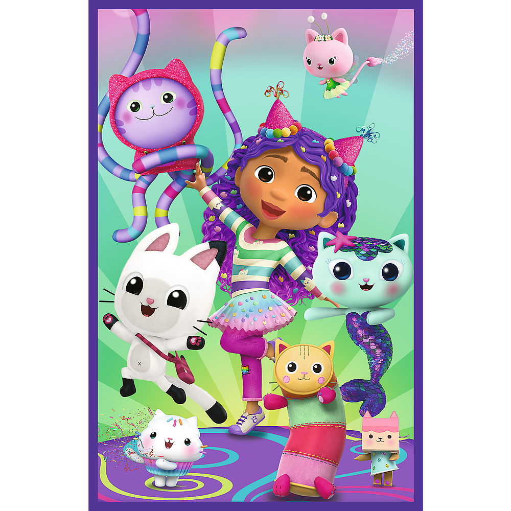 Trefl Puzzle Puzzle 3x80 - Bunte Tage von Gabby Trefl 34882 – Produktabbildung 2