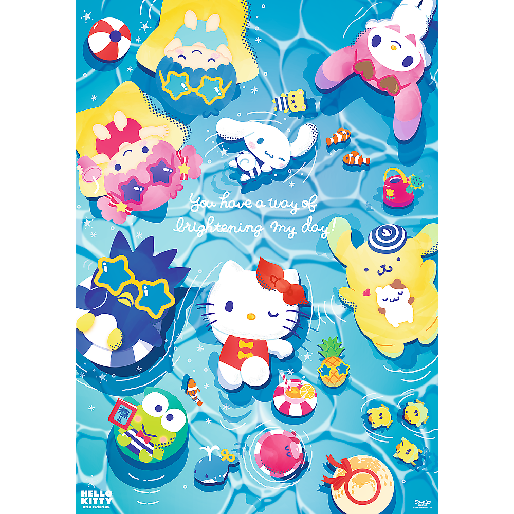 Puzzle – 1000 Premium Plus – Hello Kitty Sommerentspannung Trefl 12067