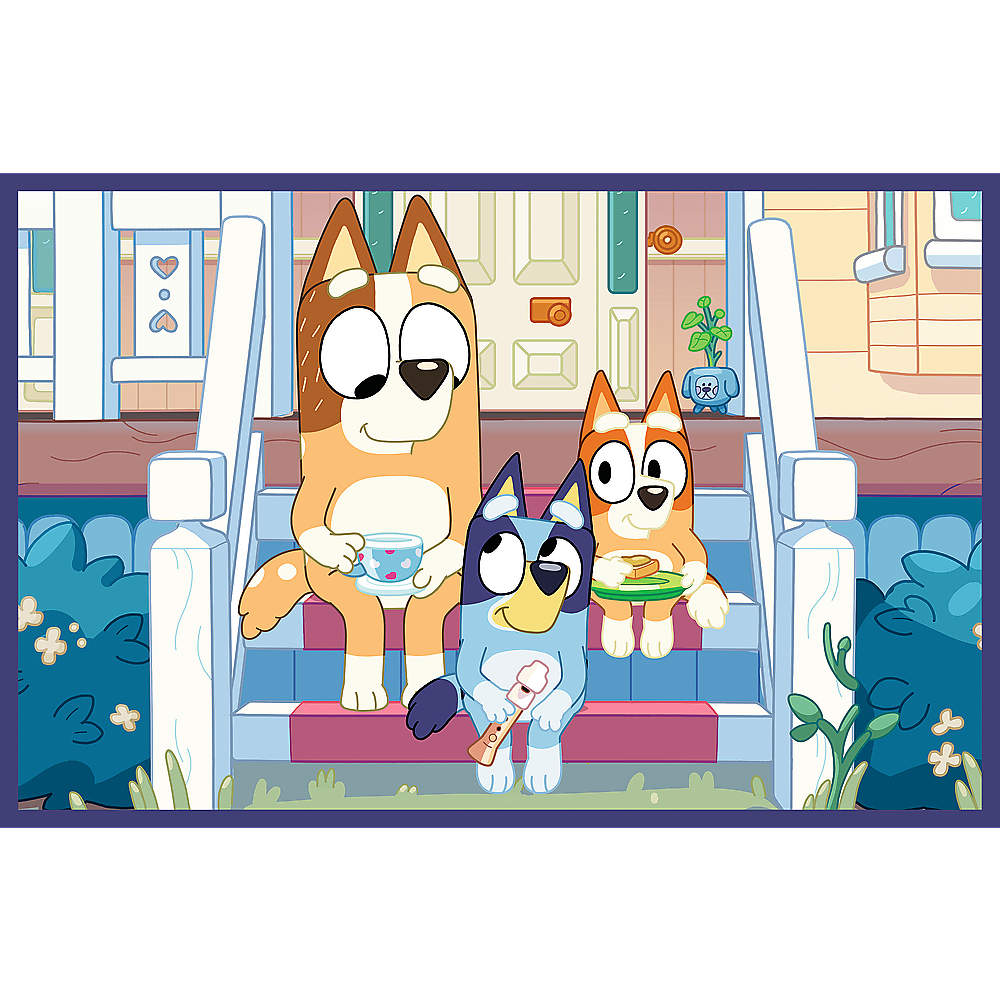 Trefl Puzzle Puzzle - 2x24 - Lustiger Bluey - BBC Bluey Trefl 34446 – Produktabbildung 2