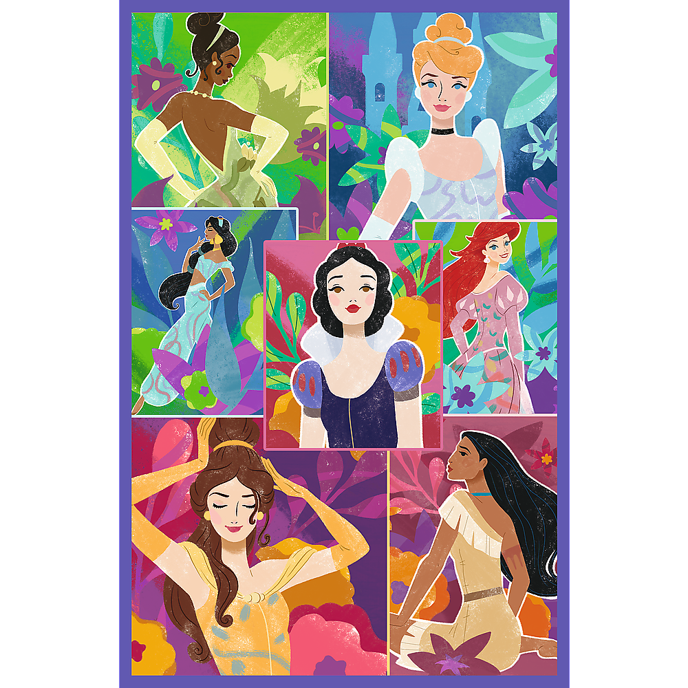 Trefl Puzzle Puzzle - 3x80 - Prinzessinnenfreunde - Disney Princess Trefl 34884 – Produktabbildung 2
