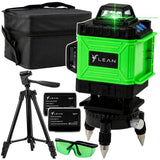 4D Laser Level Plane 16 Lines Bag 2 Batteries Green