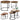 LEAN 2-in-1-Set runder Couchtische Vintage Naturholz 60x45cm 40x40cm