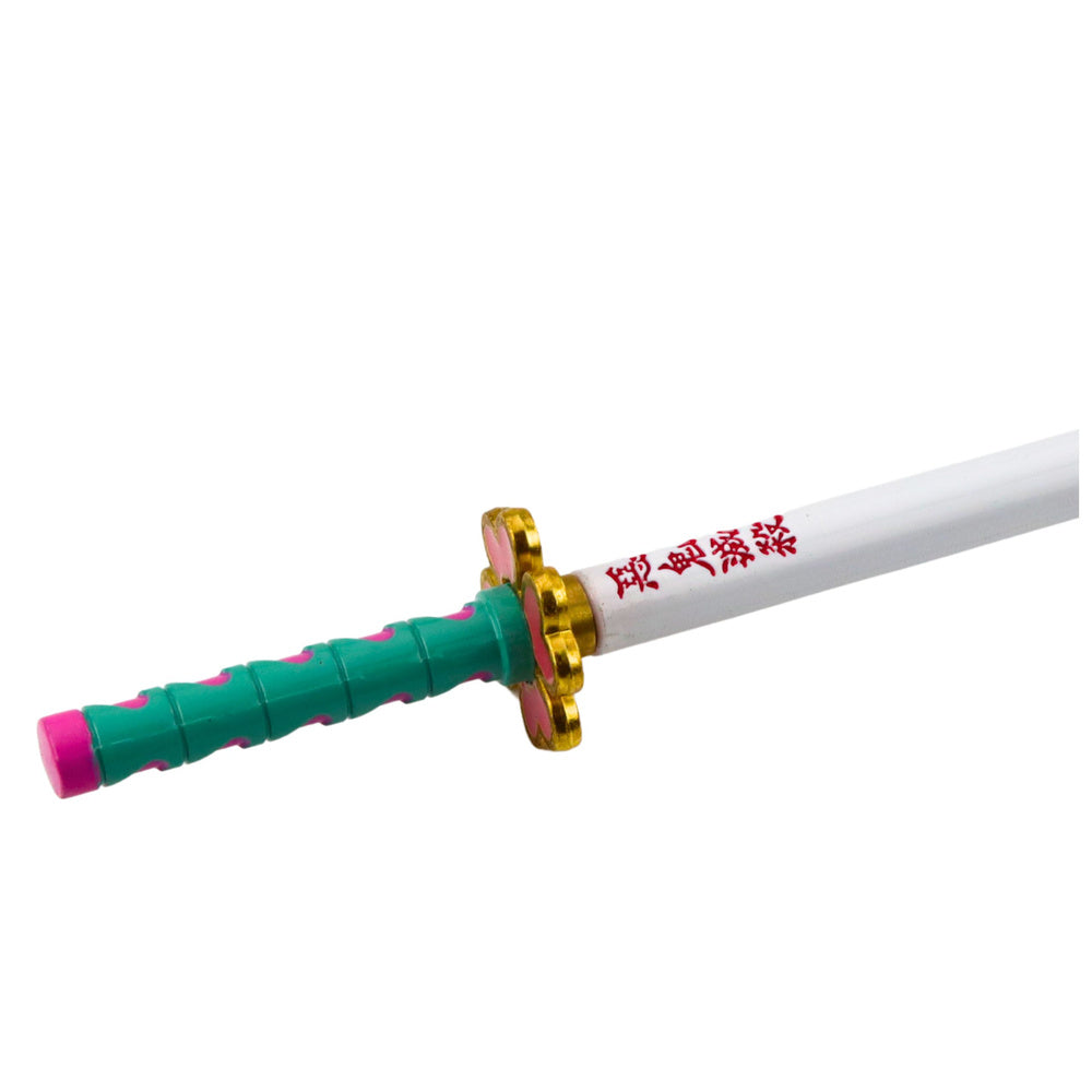 Katana Schwert Anime Kugelschreiber Metall Schwarze Tinte Austauschbare Mine Türkis