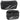 Pencil case school set, expandable, spacious, black, 20x10cm