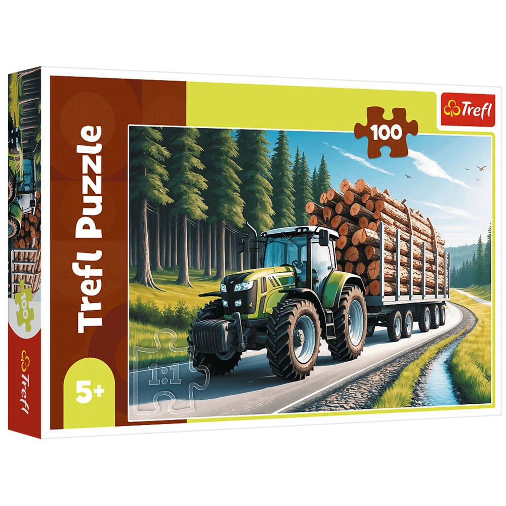 Trefl Puzzle Puzzle 100 – Trefl Forsttraktor 16493