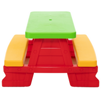 Dorex Kinder-Gartentisch- und Bank-Set, Rot 5067 – Produktabbildung 2