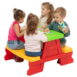 Dorex Kinder-Gartentisch- und Bank-Set, Rot 5067 – Produktabbildung 4