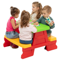 Dorex Kinder-Gartentisch- und Bank-Set, Rot 5067 – Produktabbildung 4
