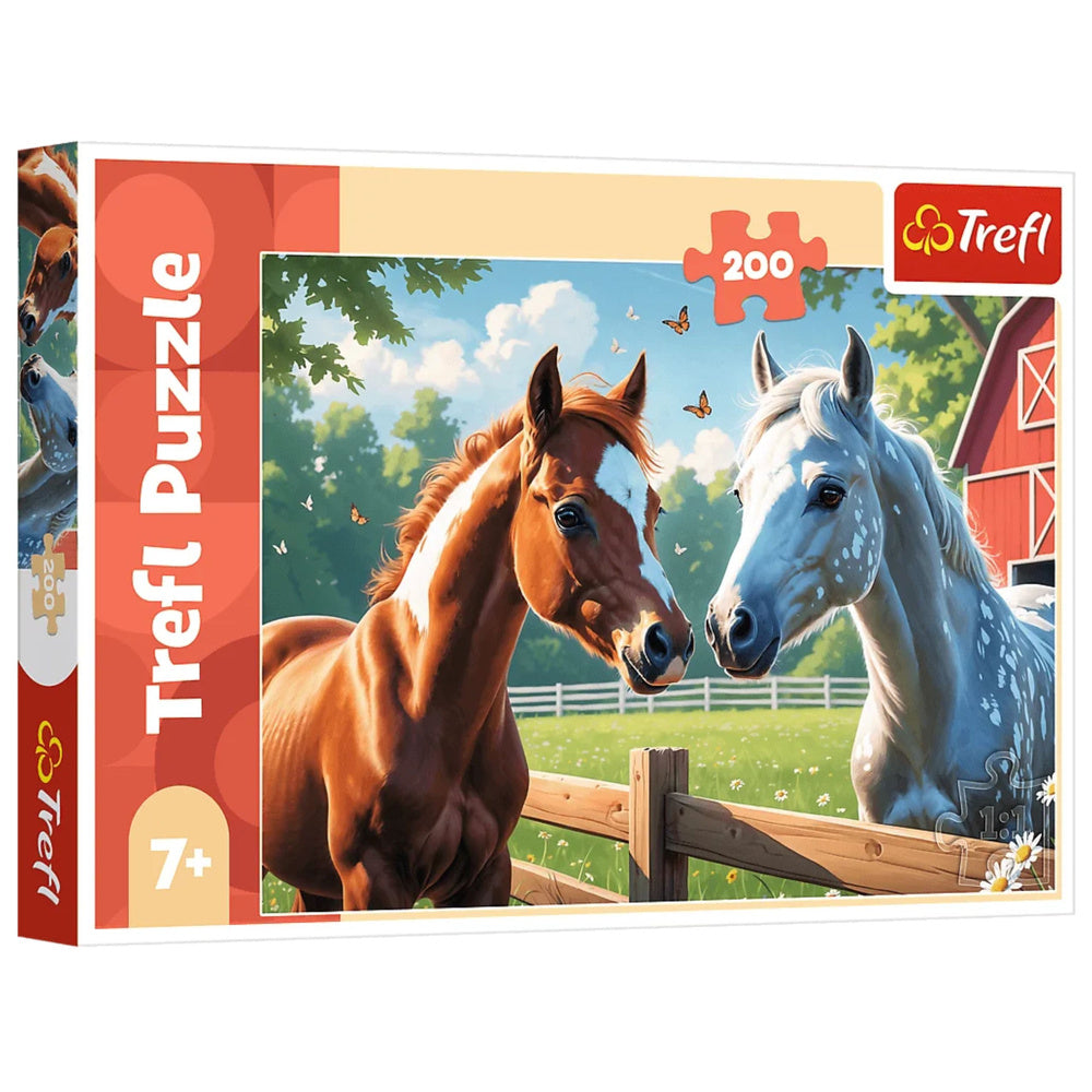 Trefl Puzzle Puzzle 200 - Pferde auf der Lichtung - Trefl 13328