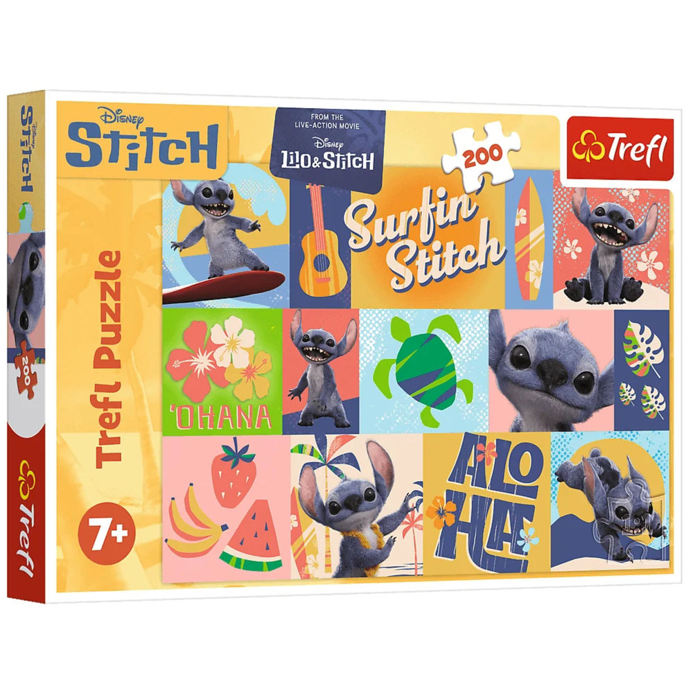 Trefl Puzzle Puzzle 200 – Hawaiianische Abenteuer – Disney Stitch Trefl 13331