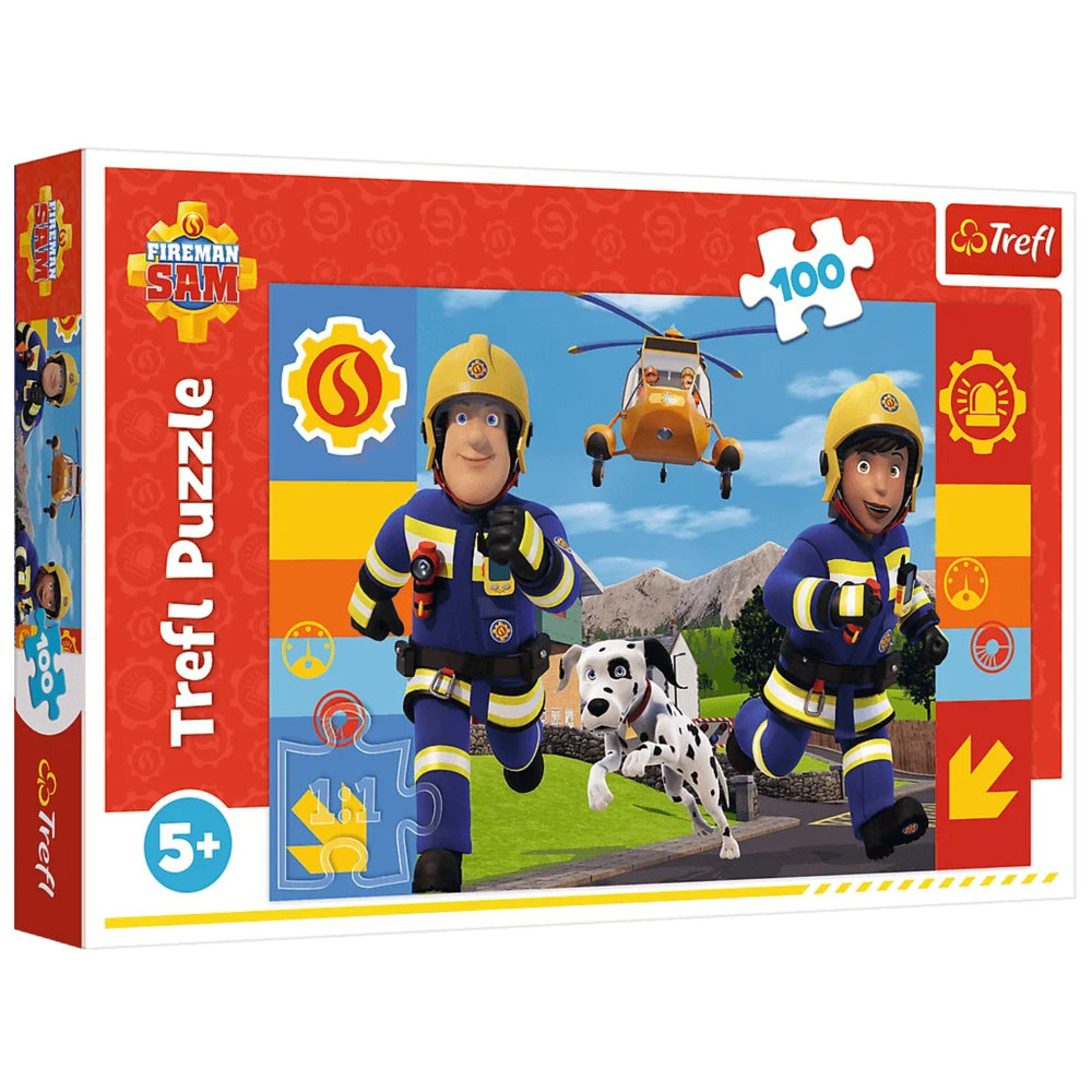 Trefl Puzzle Puzzle 100 – Der stets hilfsbereite Feuerwehrmann Sam Trefl 16518