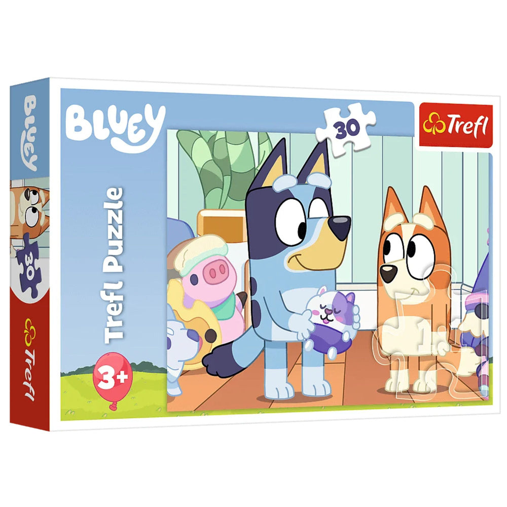 Puzzle - 30 - Mit Bluey Trefl 18324 macht es immer Spaß