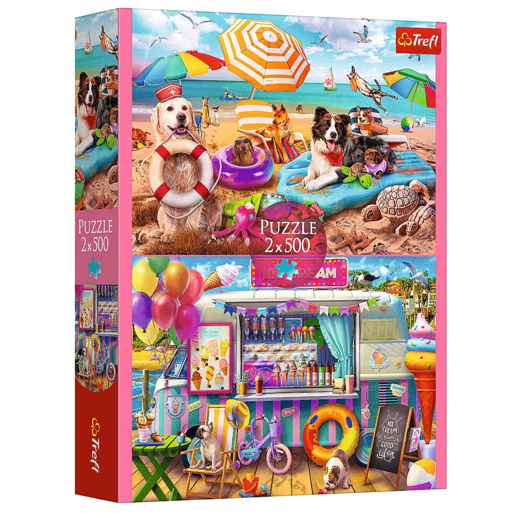 Trefl Puzzle Puzzle - 2x500 - Ferienzeit Trefl 37533