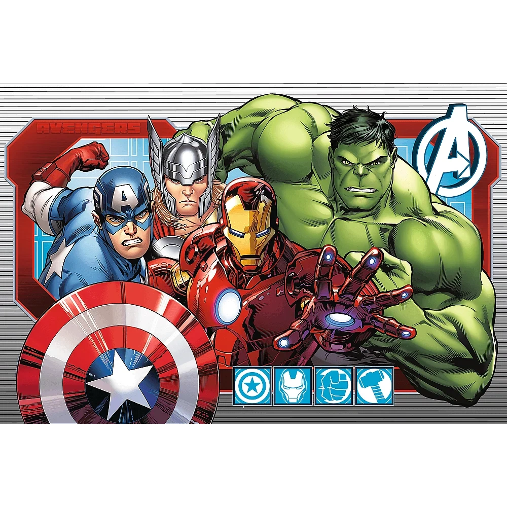 Trefl Puzzle Puzzle 24 Maxi – Immer gerecht – Disney Marvel The Avengers Trefl 14378 – Produktabbildung 2