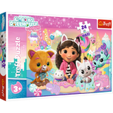 Trefl Puzzle Puzzle – 24 Maxi – Gabbys Katzenwelt – Trefl 14381