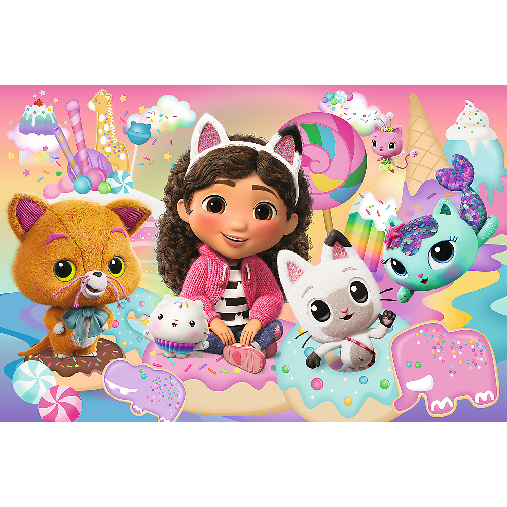 Trefl Puzzle Puzzle – 24 Maxi – Gabbys Katzenwelt – Trefl 14381 – Produktabbildung 2