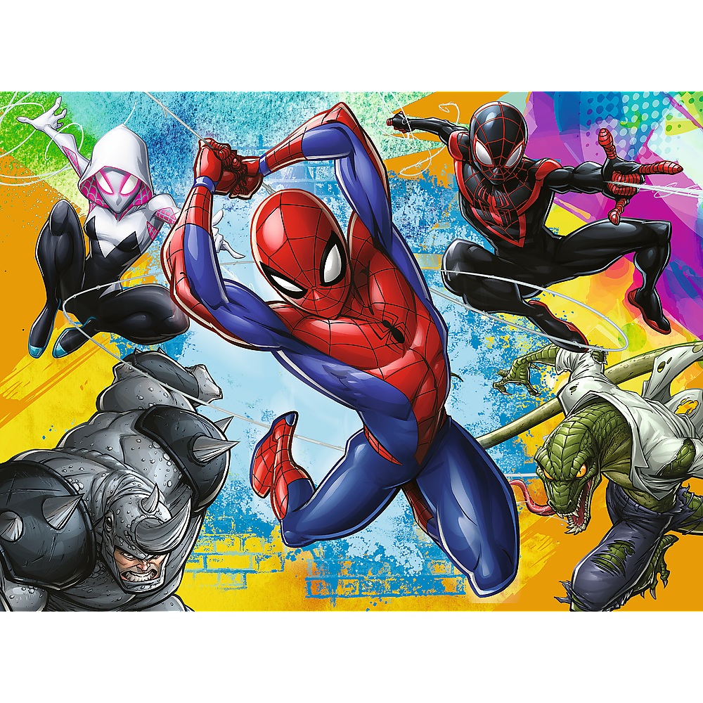 Trefl Puzzle Puzzle 30 – Spider-Mans Farben – Disney Marvel Spider-Man Trefl 18307 – Produktabbildung 2