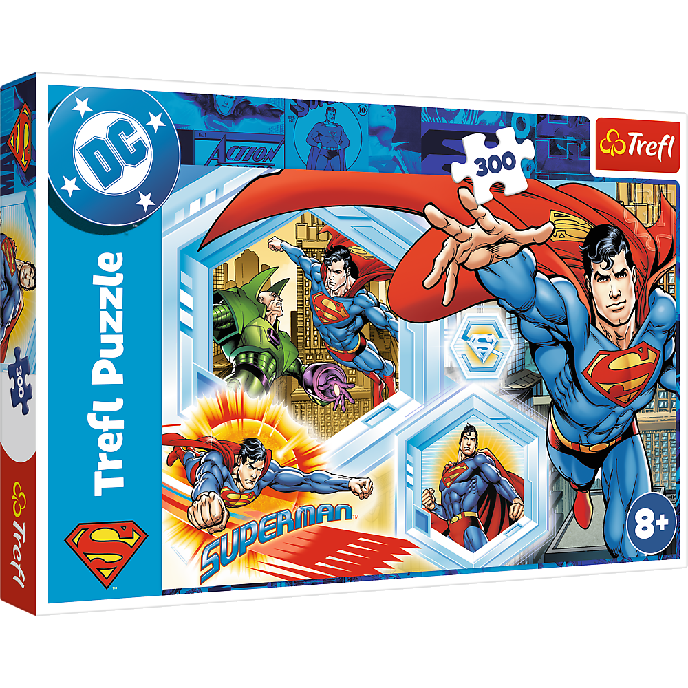 Trefl Puzzle Puzzle 300 – Unzerstörbarer Superman – Warner Superman Trefl 23032