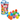 Clemmy Bunte Beutelset – 20 Weiche Bausteine Clementoni 17877