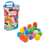 Clemmy Colorful Set with 40 Soft Building Blocks Clementoni 17878