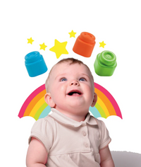 Clemmy Colorful Set with 40 Soft Building Blocks Clementoni 17878