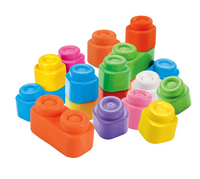 Clemmy Colorful Set with 40 Soft Building Blocks Clementoni 17878