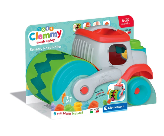 Clemmy Sensorik-Walze Sortierspiel Clementoni 17495