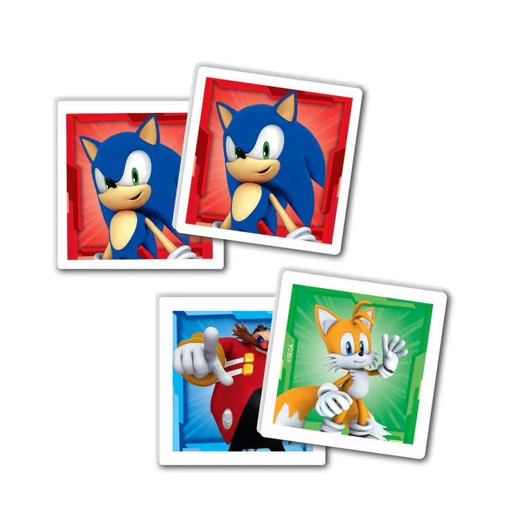 SONIC Clementoni 18318 Puzzle, Memo & Building Blocks Educational Set (4)