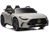 LEAN CARS Mercedes GT63 AMG DK-GT63 24V LCD Elektroauto, Hellgrau